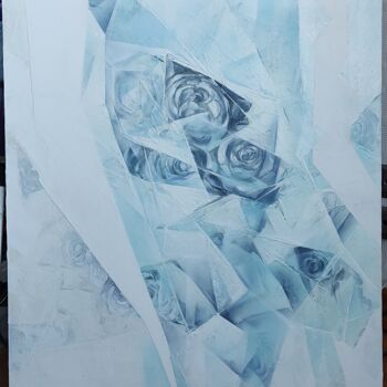 Painting titled "Facets" by Marat Abishev, Original Artwork, Acrylic
