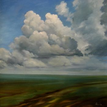 Картина под названием "Облака" - Анатолий Морозюк, Подлинное произведение искусства