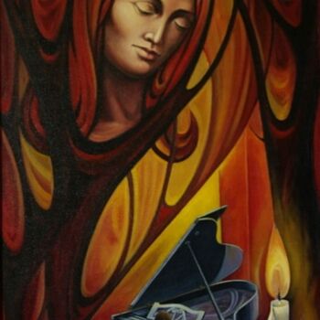 Painting titled "триптих1 "Реквием"" by Anatolii Moroziuk, Original Artwork, Other