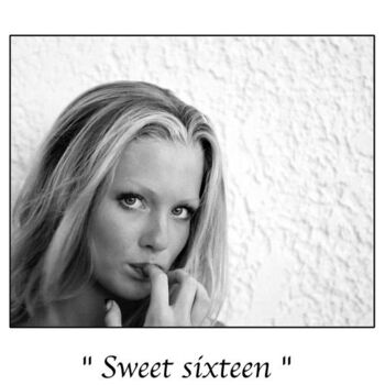 Fotografia intitolato "Sweet sixteen" da Marc Acquaviva, Opera d'arte originale