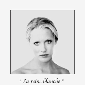 「La reine blanche」というタイトルの写真撮影 Marc Acquavivaによって, オリジナルのアートワーク