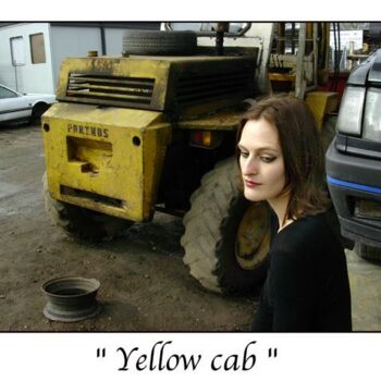 Photographie intitulée "Yellow cab" par Marc Acquaviva, Œuvre d'art originale
