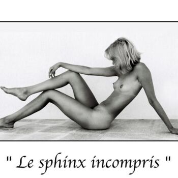 「Le sphinx incompris」というタイトルの写真撮影 Marc Acquavivaによって, オリジナルのアートワーク