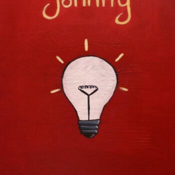 Картина под названием "JOHNNY" - Marc Alapont, Подлинное произведение искусства, Масло