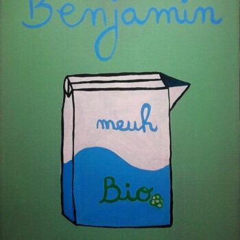 Peinture intitulée "BENJAMIN" par Marc Alapont, Œuvre d'art originale, Huile