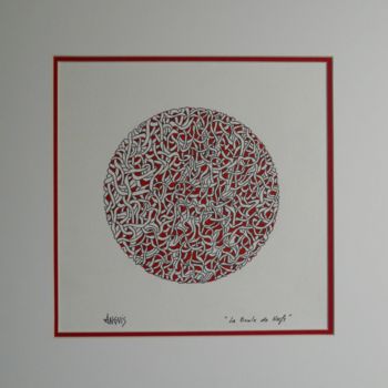 Malerei mit dem Titel "Art conceptuel" von Anguis, Original-Kunstwerk, Acryl