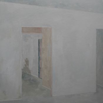 Pittura intitolato "INTERIEUR 6 ou Une…" da Marc Barn, Opera d'arte originale, Acrilico
