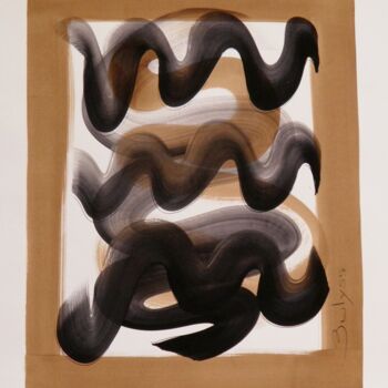 Dessin intitulée "Untitled N° 687" par Marc Bulyss, Œuvre d'art originale, Encre