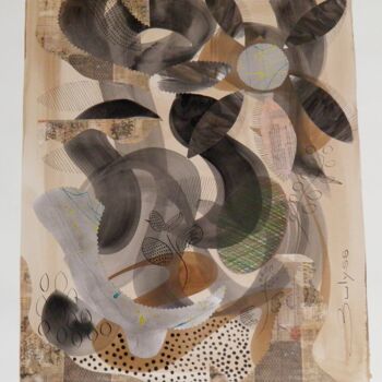 Drawing titled "Untitled N°710" by Marc Bulyss, Original Artwork, Collages