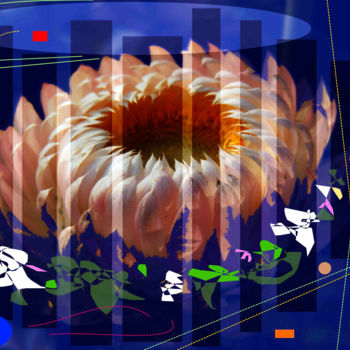 Arte digital titulada "Flower at Nottinghi…" por Marc Bulyss, Obra de arte original, Pintura Digital