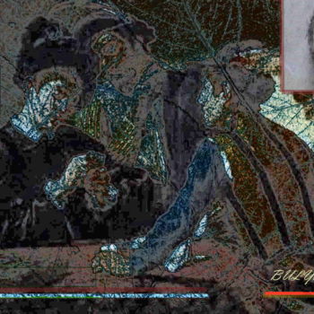 Digital Arts titled "Revisited Caravage…" by Marc Bulyss, Original Artwork, Digital Painting