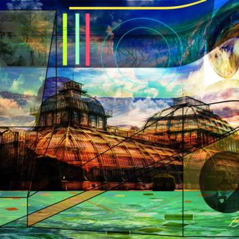 Digitale Kunst getiteld "Jules Vernes" door Marc Bulyss, Origineel Kunstwerk, Digitaal Schilderwerk