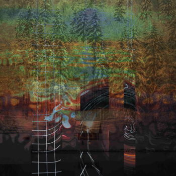 Arts numériques intitulée "Sunset - Glow" par Marc Bulyss, Œuvre d'art originale, Peinture numérique