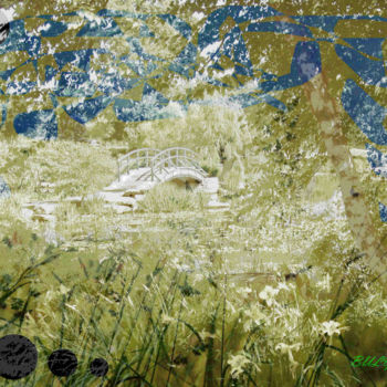 Artes digitais intitulada "Monet Vision     (u…" por Marc Bulyss, Obras de arte originais, Pintura digital