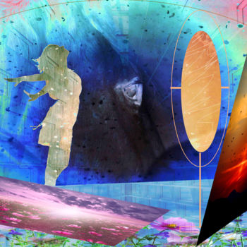 Digitale Kunst mit dem Titel "Spring Symphonie" von Marc Bulyss, Original-Kunstwerk, Digitale Malerei