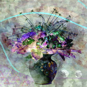 Digital Arts με τίτλο "Unilikely Bouquet" από Marc Bulyss, Αυθεντικά έργα τέχνης, Ψηφιακή ζωγραφική