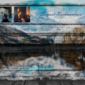 Arts numériques intitulée "Rachmaninov" par Marc Bulyss, Œuvre d'art originale, Peinture numérique