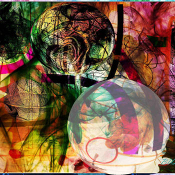 Цифровое искусство под названием "Raspberry Cream" - Marc Bulyss, Подлинное произведение искусства, Цифровая живопись