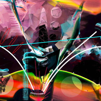 Digitale Kunst mit dem Titel "Russian Albatross" von Marc Bulyss, Original-Kunstwerk, Digitale Malerei