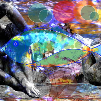 Digital Arts titled "Szechenyi Bath" by Marc Bulyss, Original Artwork, Digital Painting