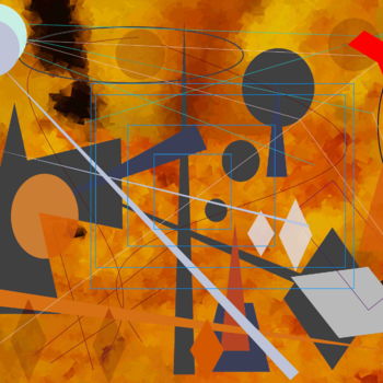 Arte digitale intitolato "Heat Arrow" da Marc Bulyss, Opera d'arte originale, Pittura digitale