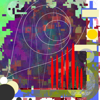 "Oscilloscope" başlıklı Dijital Sanat Marc Bulyss tarafından, Orijinal sanat, Dijital Resim