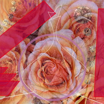Digital Arts titled "Rose Water" by Marc Bulyss, Original Artwork, Digital Painting