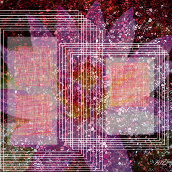 Arte digitale intitolato "Water Lilies" da Marc Bulyss, Opera d'arte originale, Pittura digitale