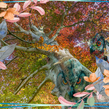 Arte digitale intitolato "The Life of Trees" da Marc Bulyss, Opera d'arte originale, Lavoro digitale 2D