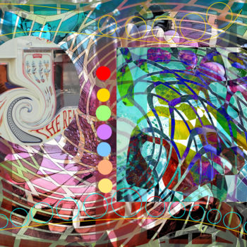 Digital Arts titled "Ice Cream" by Marc Bulyss, Original Artwork, Digital Painting