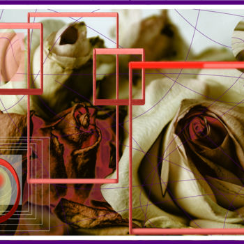 Arte digitale intitolato "Roses" da Marc Bulyss, Opera d'arte originale, Pittura digitale