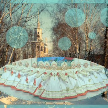 Digital Arts titled "Russian Ballet" by Marc Bulyss, Original Artwork, Digital Painting
