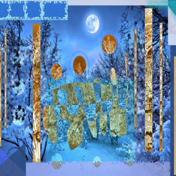 Digital Arts titled "Strange Winters" by Marc Bulyss, Original Artwork, Digital Painting