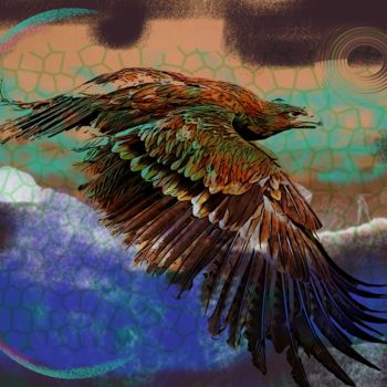 "Russian Eagle" başlıklı Dijital Sanat Marc Bulyss tarafından, Orijinal sanat, Dijital Resim