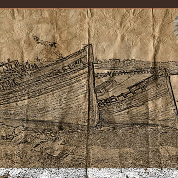 Arte digital titulada "Turner Sketch" por Marc Bulyss, Obra de arte original, Pintura Digital