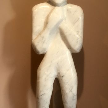 Sculptuur getiteld "Anastone.jpg" door Marc Chauvin, Origineel Kunstwerk, Steen