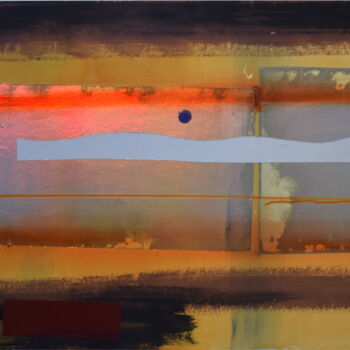 Картина под названием "Pigments and wavele…" - Marc Escorihuela, Подлинное произведение искусства, Дерево