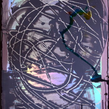 Painting titled "Tableau 2" by Marc Escorihuela, Original Artwork, Acrylic