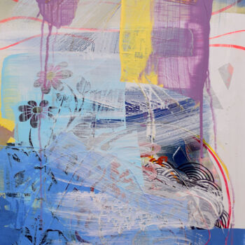 Malarstwo zatytułowany „Tableau 10 "Pigment…” autorstwa Marc Escorihuela, Oryginalna praca, Akryl