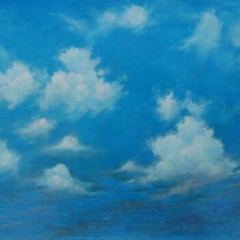 Peinture intitulée "ciel 1" par Marc-François Rouxel, Œuvre d'art originale
