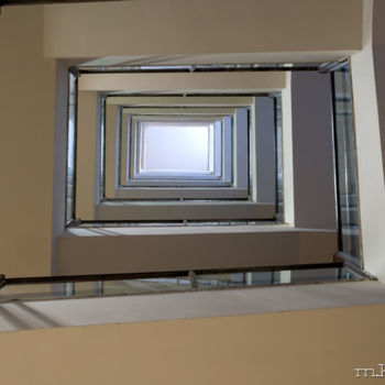 Photography titled "Escalier B" by Marc Knecht Photographe, Original Artwork, Non Manipulated Photography