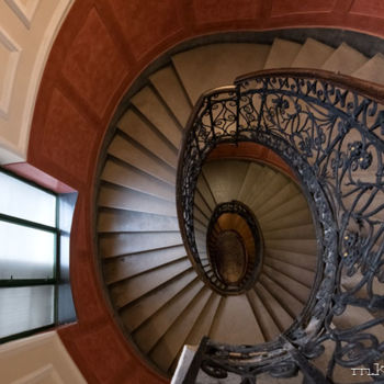 摄影 标题为“escalier design” 由Marc Knecht Photographe, 原创艺术品, 非操纵摄影