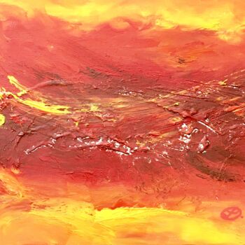 Картина под названием "Sunset 02" - Marc Lasserre, Подлинное произведение искусства, Масло