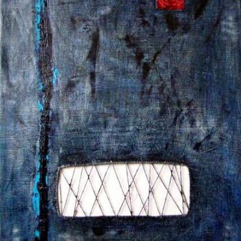 Картина под названием "Le jean des halles" - Marc Paluch, Подлинное произведение искусства, Масло