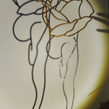 Скульптура под названием "Eclosion" - Marc Terrade, Подлинное произведение искусства, Металлы