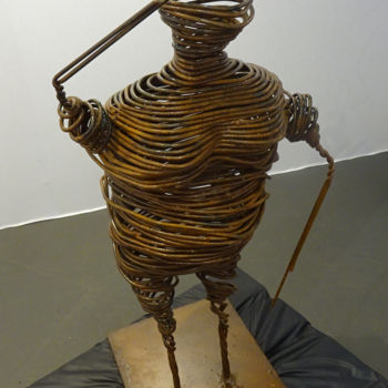 Sculpture intitulée "Demeter" par Marc Terrade, Œuvre d'art originale, Métaux