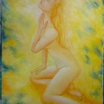 Peinture intitulée "Dieu créa la Femme" par Marc Vincent, Œuvre d'art originale, Huile