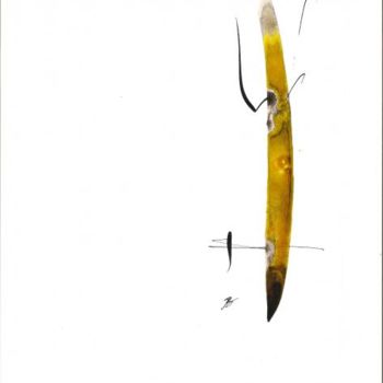 Peinture intitulée "banana" par Marc Bergere, Œuvre d'art originale, Huile
