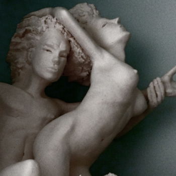 "l'amour s'enfuit ma…" başlıklı Heykel Marc De Lassus Saint-Geniès tarafından, Orijinal sanat