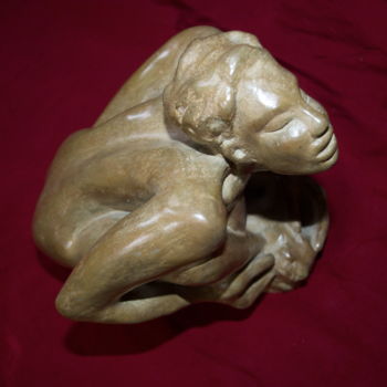 Sculpture titled "affut (bronze)" by Marc De Lassus Saint-Geniès, Original Artwork
